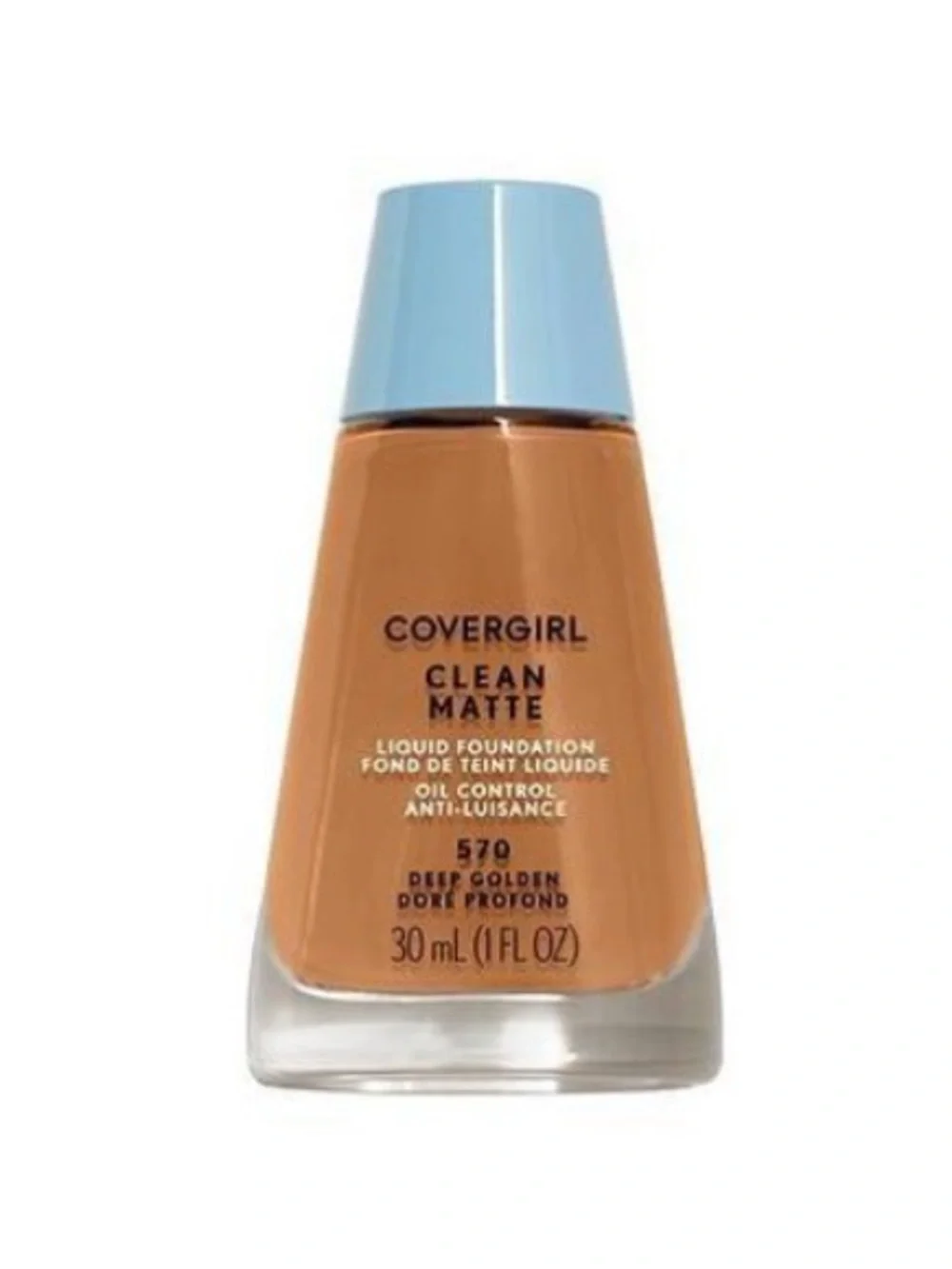 COVERGIRL Clean Matte Liquid Foundation - Deep Golden 570